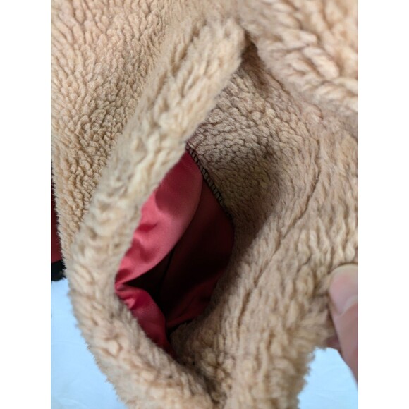 Profound Aesthetic Mens Split Color Shearling Varsity Jacket Streetwear Size XL - Picture 10 of 15